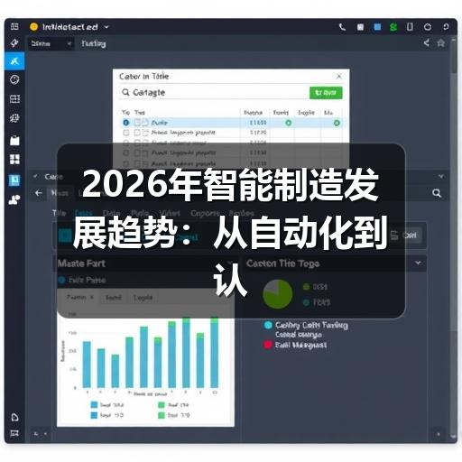 2026年智能制造发展趋势:从自动化到认知制造的跨越 2026年智能制造发展趋势:从自动化到认知制造的跨越