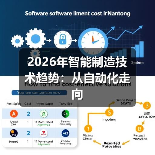 2026年智能制造技术趋势：从自动化走向自主化智造