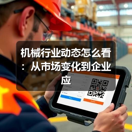 机械行业动态怎么看：从市场变化到企业应对的实用指南