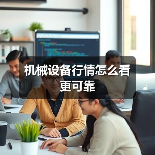 机械设备行情怎么看更可靠 机械设备行情怎么看更可靠