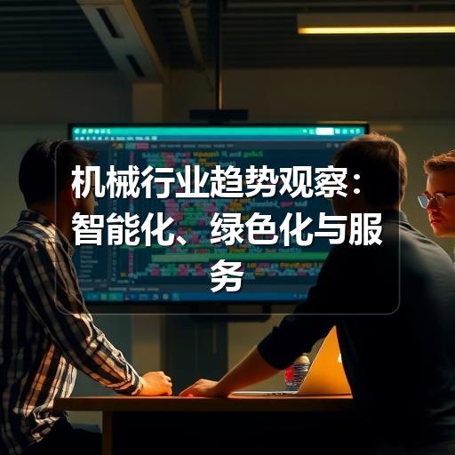 机械行业趋势观察：智能化、绿色化与服务化如何重塑制造现场
