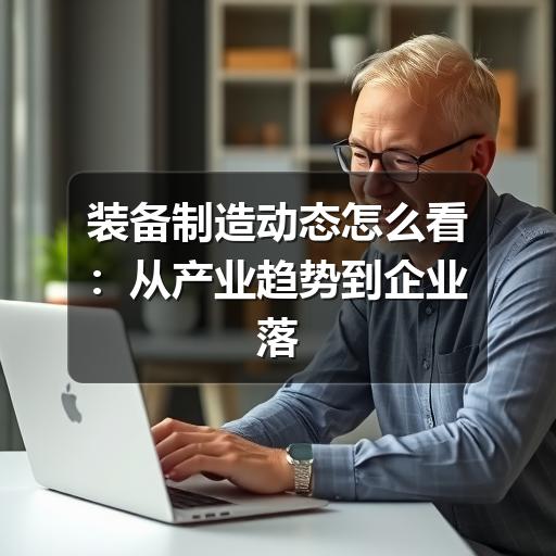 装备制造动态怎么看：从产业趋势到企业落地的观察方法