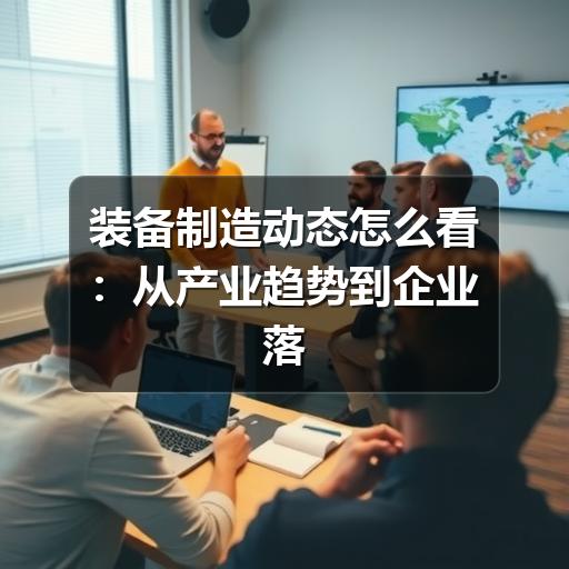 装备制造动态怎么看：从产业趋势到企业落地的观察方法