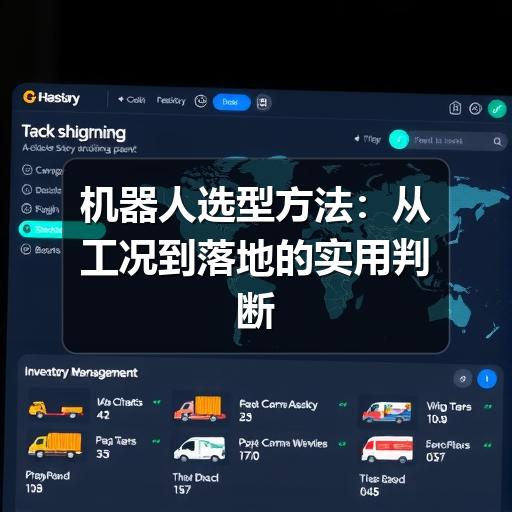 机器人选型方法:从工况到落地的实用判断指南 机器人选型方法:从工况到落地的实用判断指南